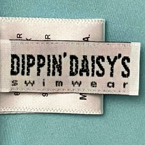 Dippin Daisy’s Swim Top Women’s Sz XL Blue(Crystal) Scuba Material Swimwear NWT - Picture 8 of 11